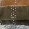 Faux Suede clutch