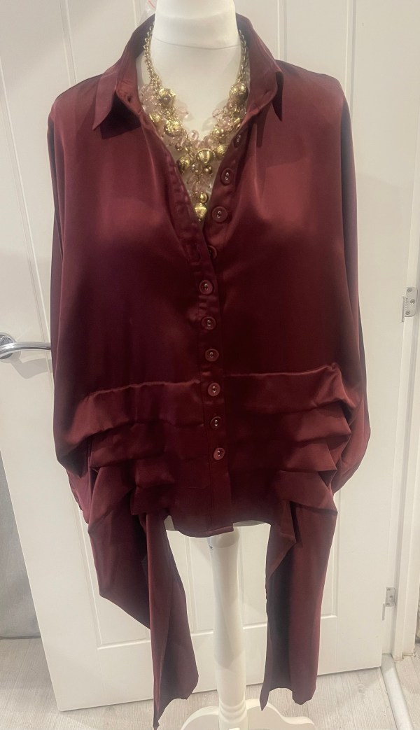 Malissa J sateen shirt