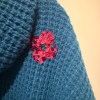 Cowl neck jumper in Teal